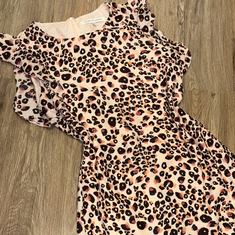 Cupcakes & Cashmere Animal Print Dress